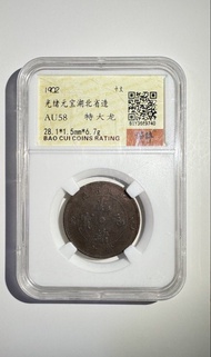 1902湖北光緒元寶十文銅幣（特大龍）