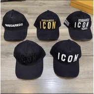 Cap with dsquared2 icon printed