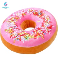 MLINX Pillow Doughnut Sofa Nap Pillow Stuffed Toy Christmas Chocolates Donut Pillow Cover Seat Cushi