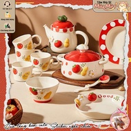 Miu Miu Shop Beautiful 3D Bean-shaped Porcelain Cup Set, Meaningful Gifts, Christmas Gifts, Decorati