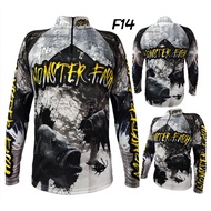 F14 Fishing Sport Shirt micro Polyester Fabric