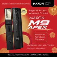 🔥 FREE INSTALLATION | MAXON M9 APEX Digital Lock Smart Door Lock | 5 Year Warranty