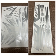 Yamaha Y15 Y15zr Body Cover Stripe Sticker sniper gp / exciter thai (silver 3D cut)
