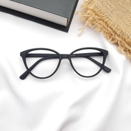 PTT Kacamata Anti Radiasi 6618 Kaca Mata Wanita Pria Frame Sunglasses Lensa Transparan Fashion Impor