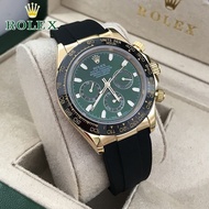 Rolex Watch For Men Women Automatic Original Pawnable Waterproof Rolex Daytona Rubber Strap Gold COD