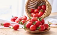 【嘉義 皮薄薄的紅色糖果番茄 4盒裝(1斤/盒)】甜度高 水份多的營養小蕃茄