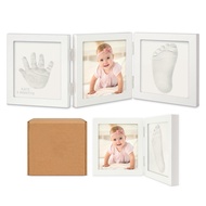 Hand Footprint Photo Frame Baby Ink Pad Baby Hand Footprint diy Picture Frame Hollow Baby Hinge Phot