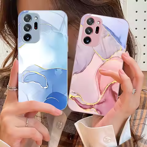 Pink Marble Pattern Black For Samsung Galaxy Note 8 9 10 PRO 20 Ultra A01 02 03 Core 04E 4G 12 13 5G