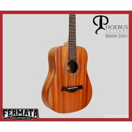 Phoebus Progeny Baby-10N Mini Dreadnought 3/4 All-Mahogany Acoustic Guitar w/ Gig Bag