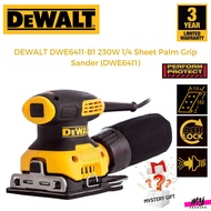 DEWALT DWE6411-B1 230W 1/4 Sheet Palm Grip Sander (DWE6411)