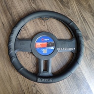 Bọc Vô Lăng Sparco Italia Cao Cấp Model 1117BKS cho các dòng ô tô xe hơi phổ thông size 37-38-39cm (