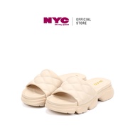 NYC Kasut Perempuan Kassidy Sandal Slip-On Keselesaan -N82408-KT01SV-52-BEIGE