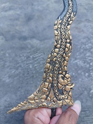 Keris Kinatah Naga Sosro luk 13 Alusan pamor Uler Lulut