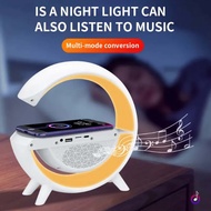 Multifunctional Bluetooth Speaker Wireless Charger RGB Night Light Speaker Bluetooth