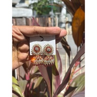 Dhwani Gold Base Jhumkas with Stone Works