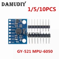 10pcs GY521 GY-521 MPU6050 MPU-6050 IIC I2C Antara 3 Paksi Analog Giroskop Sensor Accelerometer Modu