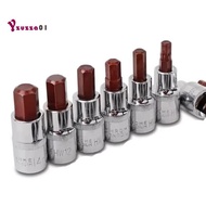 1/4 Inch Drive Metric Hex Key Hex Socket Bit Hexagon H2 H3 H4 H5 H6 H7 H8 H10