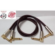 2nos. Mono Plug (Male)(L Shape) to 2nos. Mono Plug (Male)(L Shape) Cable Set (50CM; 1M; 2M; 3M)