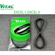 VITAL brand EXCEL II, EXCEL I belts - Genuine VITAL belts, high quality Thai products for SYM Excel 
