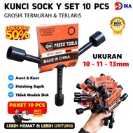 Black Y Socket Wrench 10-11-13 THE CORE Y Shock Wrench/ Y Socket/ Y Socket/ 10x11x13mm WHOLESALE (10