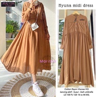 Hyuna Midi Dress - Korean Style Dress