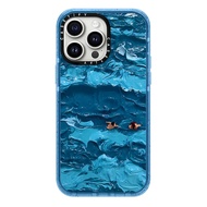 Drop proof glitter CASETI phone case for iPhone 15 Plus 15pro 15promax 14 14pro 14promax 13 13promax hard case Blue ocean for 12 12promax iPhone 11 case high-quality official