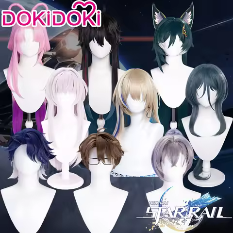 Dan Heng IL Fu Xuan Clara Silver Wolf Welt Sampo Serval Yukong Natasha Wig Game Honkai: Star Rail Co