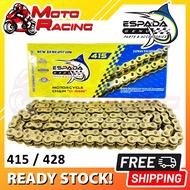 ESPADA 415 / 428 HEAVY DUTY O-RING ORING O RING CHAIN RANTAI GOLD