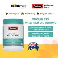 [SG] Swisse Odourless Wild Fish Oil 1000mg, 400 Capsules | EPA & DHA