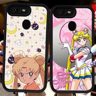 Black Casing for OPPO A5 A11K F9 F7 A1K A3S A7 A12E A12 F5 A12s A5S Pro H112 Sailor Moon