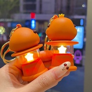 ✨Craft✨Beaver Keychain Night Light Pendant Keychain Beaver Transformation Plan HOPPERS Series Pendan
