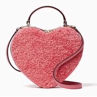 Pre-order: Kate Spade Love Shack Heart Purse In Pomegranate NWT Crossbody Saffiano Leather in Pomegranate