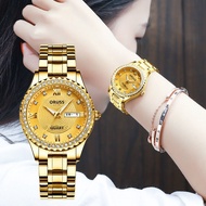 POSHI Oruss Luxury Gold Watch For Women Sale Now Original Waterproof Korean Fashion New Quartz Stainless Steel