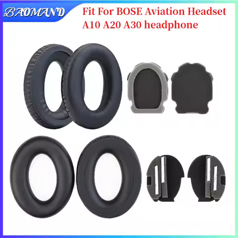 Ear Pads for BOSE Aviation Headset A10 A20 A30 Headphones replacement headband cushion Earpads heads