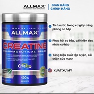 Allmax Creatine Pharmaceutical Grade Super Pure Creatine Powder 400g Creatine Monohydrate