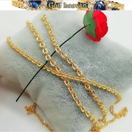 Real 916gold Necklace Fortune Necklace Flower High-end Necklace salehot