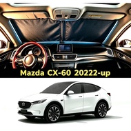 Custom Car Front Windshield Sunshade Fit  Mazada  CX-60 2022-up New Model Heat Insulation Anti-UV Ca