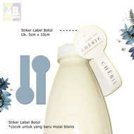 Stiker label Botol Kopi / Tea / Jamu