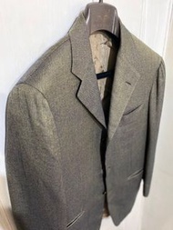 Kiton cashmere jacket 純羊絨棕綠西裝