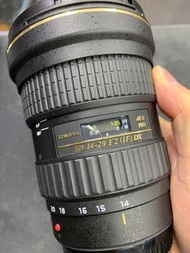 市場小有 TOKINA 14-20MM F2  FOR CANON 恆定F2