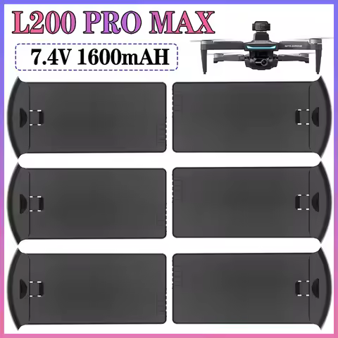 7.4V 1600mAH Drone Battery For L200 PRO MAX Rechargeable Battery RC Quadcopter Accessories Li-po Bat