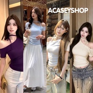 Acasey Off-Shoulder Top There Is A Foam Bra With Bow Tie Detail. Soft Fabric Comfortable To Wear Goo