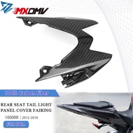 3K 3*3 Carbon Fiber Rear Seat Tail Light Panel Guard Cover Fairing Kits Glossy For BMW S1000RR 2015-