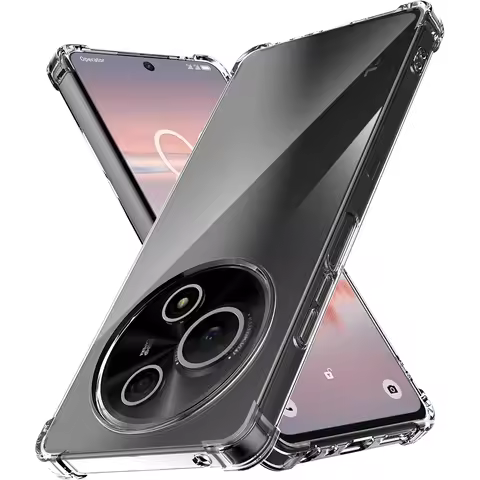 Reinforced Corners Clear Soft TPU Camera Protection Case Cover For TCL NxtPaper 60 Ultra