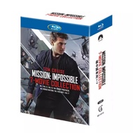 Blu-ray American Movie Tom Cruise Mission：Impossible 1-7 Movie Collection Box Set BD25 7 Discs A0101
