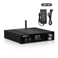 AIYIMA เครื่องขยายเสียงบลูทูธ D03 150Wx2แอมปลิฟายเออร์เสียง HiFi สเตอริโอ USB DAC OLED APTX AMP DIY