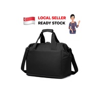 🇸🇬Cabin crew Polyester Anti-Spillage Boston Travel Bag Waterproof Mamasan Bag Cabin Crew Bag Portabl