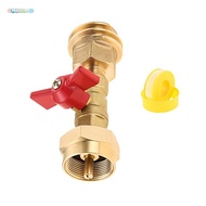 [mulstore] 20lb to 1lb Propane Tank Adapter with Valve Safe & Easy Conversion
