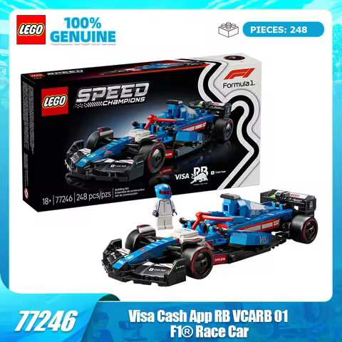 LEGO Building Blocks Christmas Day Celebration 77246 Visa Cash App RB Team VCARB 01 F1 Racing Childr