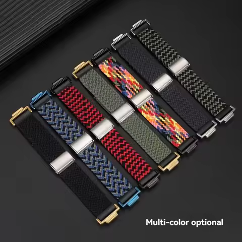 For Casio DW5600 DW-5600 GW-B5600 GW-M5610 DW-6900 GA-2100 GM2100 Modified Elastic Nylon Watch Strap